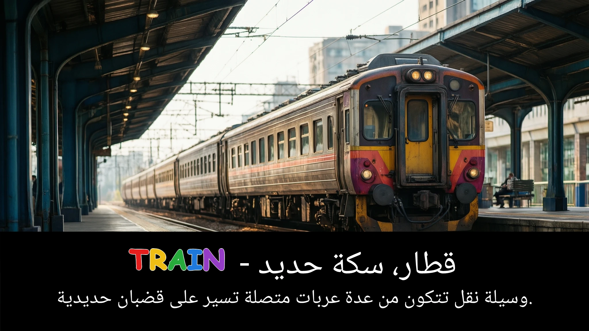 Arabic Illustration for train